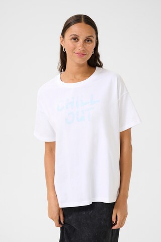 Kaffe Shirt 'KAVigga' in Wit: voorkant