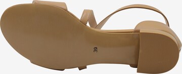 Usha Strap Sandals in Beige