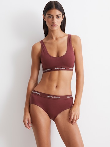 Bustier Soutien-gorge ' Essentials ' Marc O'Polo en rouge : devant