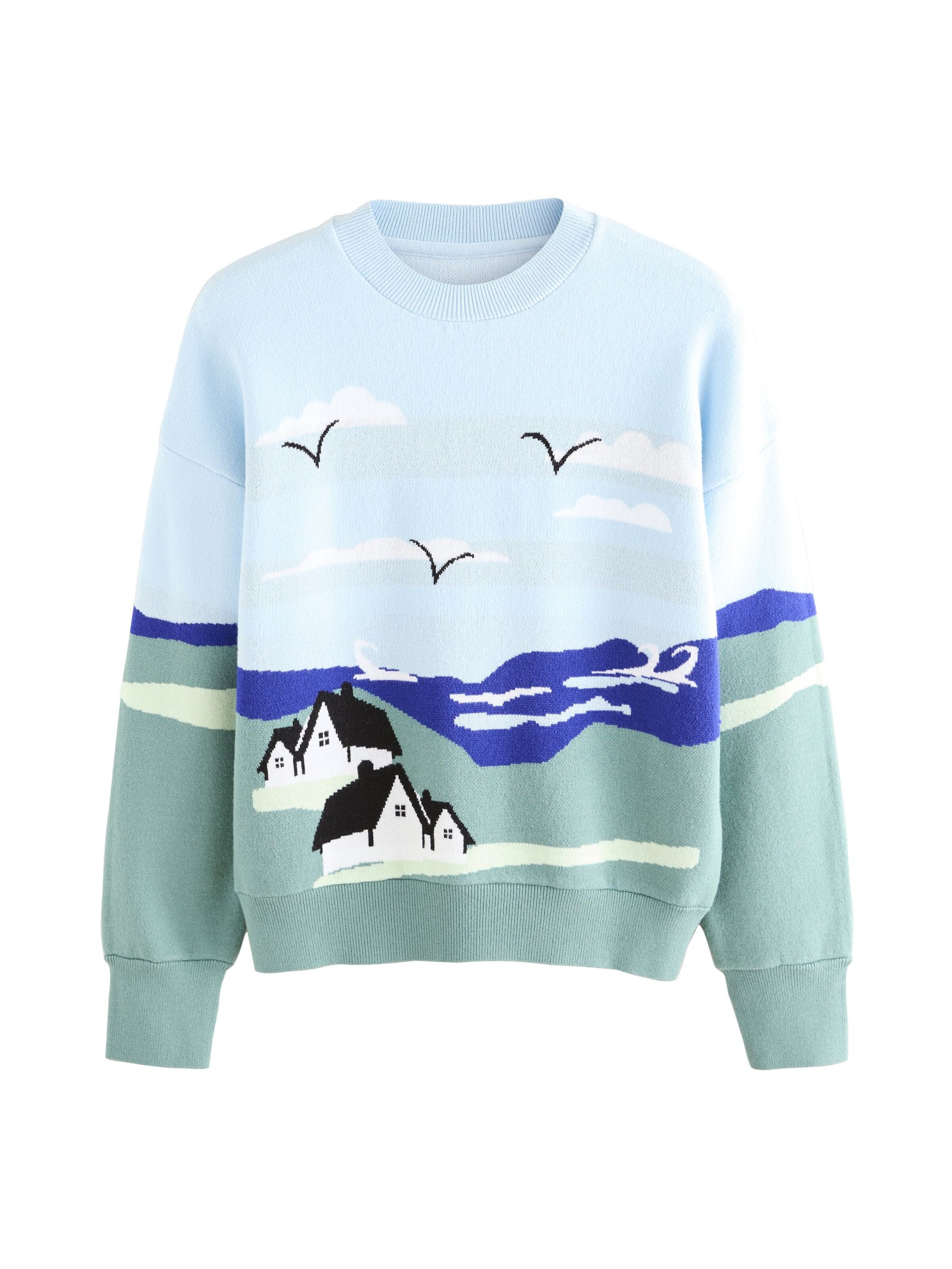 Next Sveter - Zelená: predná strana