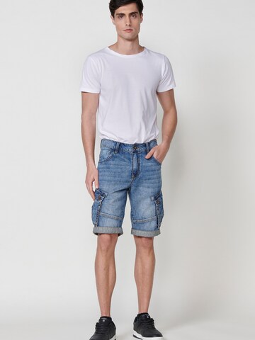 Regular Jeans cargo KOROSHI en bleu