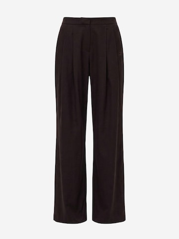 LeGer Studio Wide Leg Laskoshousut 'Jemie' värissä ruskea: etupuoli