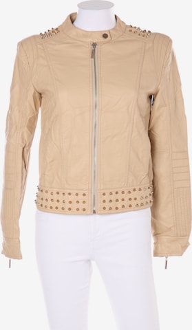 Y.Yendi Kunstlederjacke S in Beige: predná strana