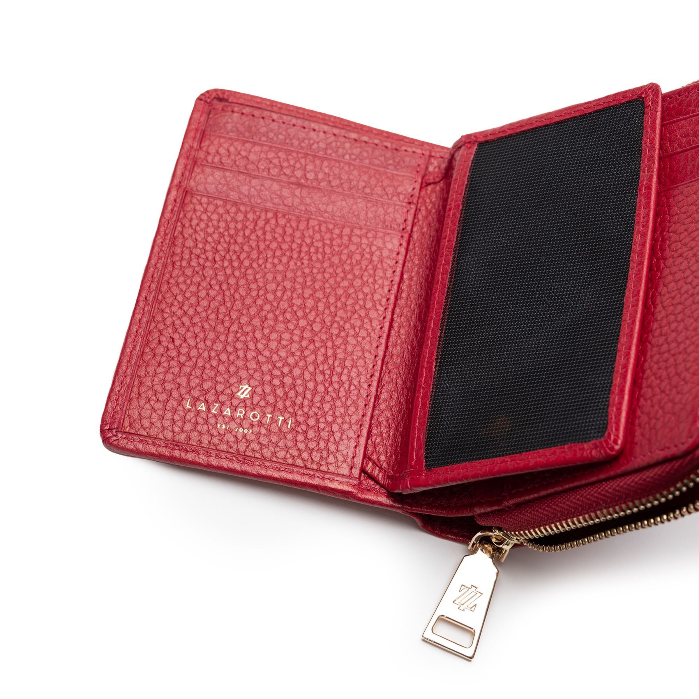 Portamonete 'Bologna' di Lazarotti in rosso