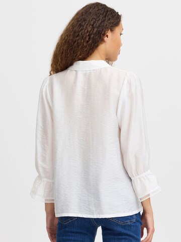 PULZ Jeans - Blusa 'Tori' en blanco