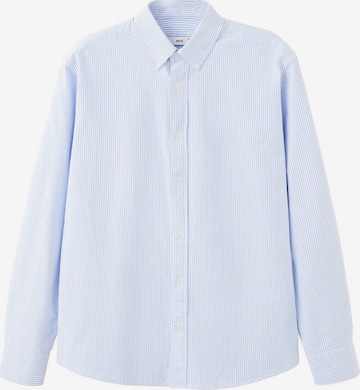 MANGO MAN Regular fit Button Up Shirt 'Kodak' in Blue: front