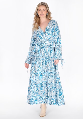 Robe usha FESTIVAL en bleu : devant