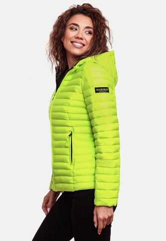 MARIKOO Between-Season Jacket 'Asraa' in Green: front