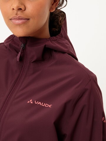 VAUDE Sports jacket 'Moab' in Red