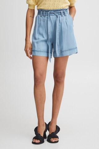 b.young Regular Shorts 'Lana' in Blau