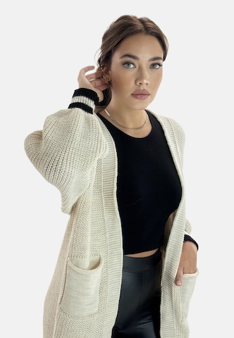 Elara Gebreide mantel in Beige