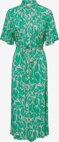 Y.A.S Платье-рубашка 'LEFIRA' в Зеленый: спереди
