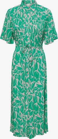 Y.A.S Košilové šaty 'LEFIRA' – zelená: přední strana