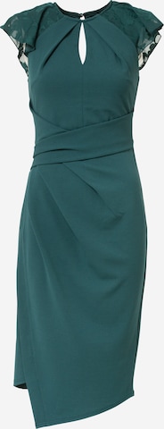 Lipsy Koktejlové šaty – zelená: přední strana