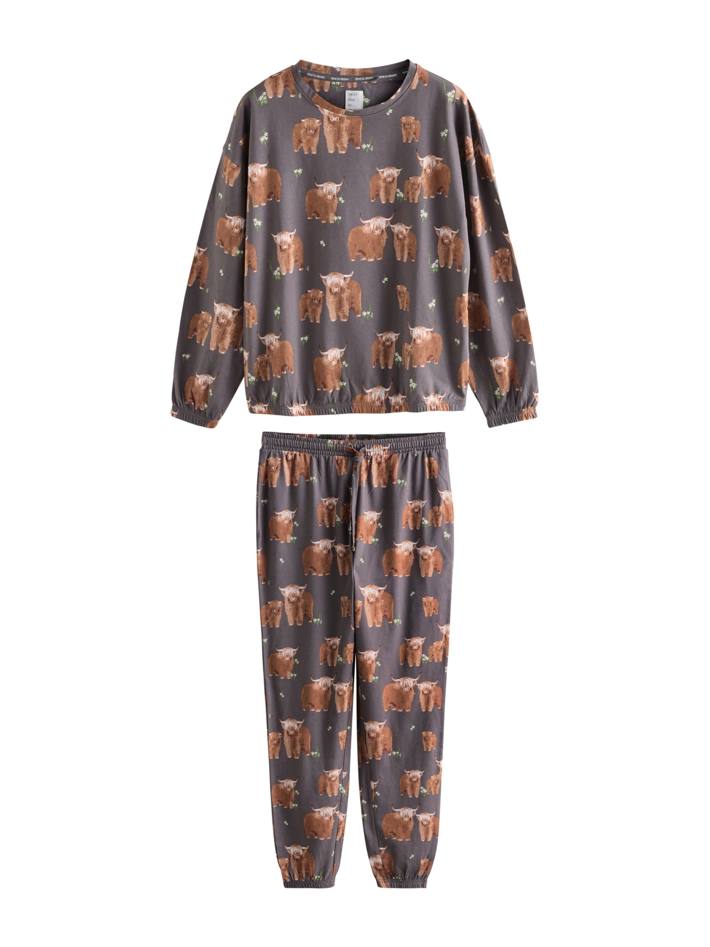 Pyjama Next en gris : devant