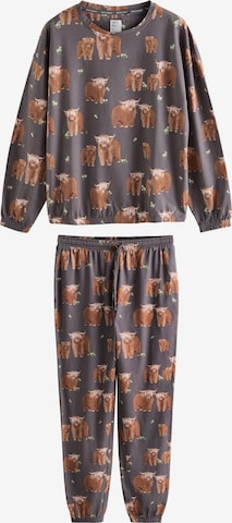 Next Pyjama värissä harmaa: etupuoli