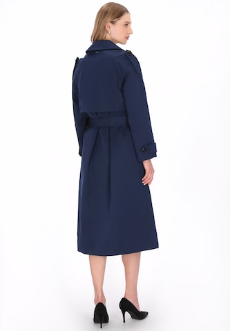 DreiMaster Klassik Between-seasons coat 'Classic' in Blue