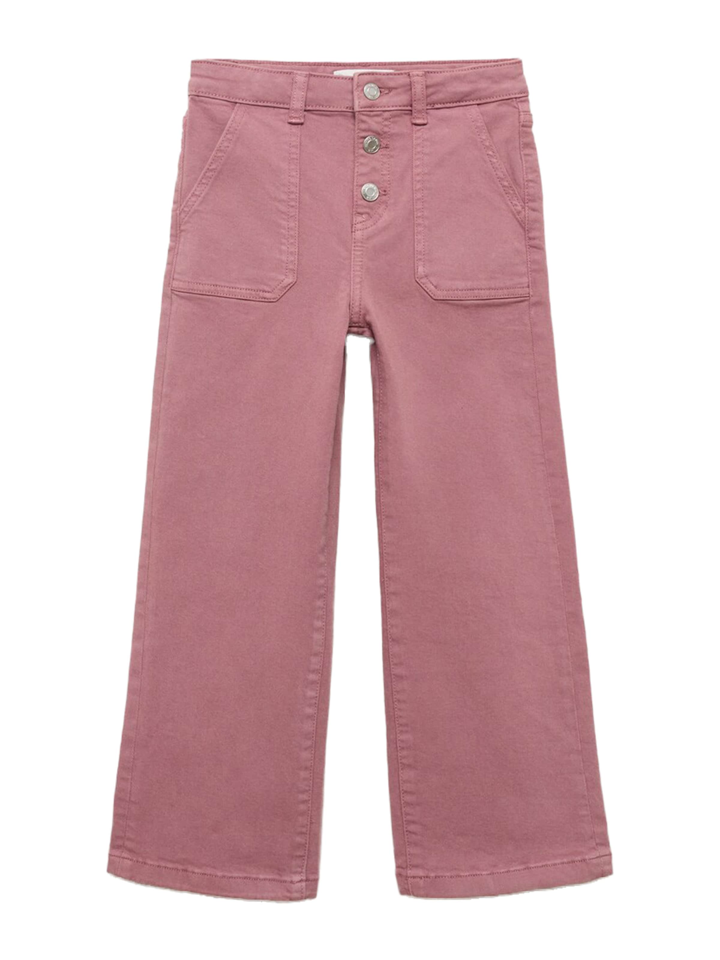 Jeans 'UTILITY1' de la MANGO KIDS pe roz: față