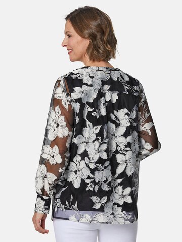 Goldner Bluse in Schwarz