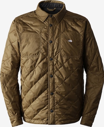THE NORTH FACE Athletic Button Up Shirt 'Fort Point' in Brown: front