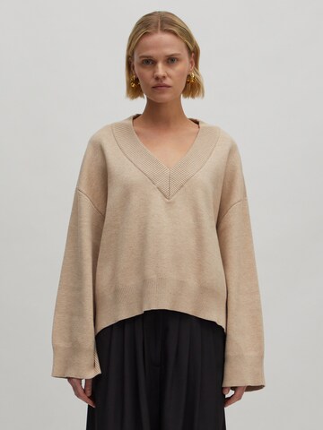 EDITED Pullover 'Fabiola ' in Beige: Vorderseite