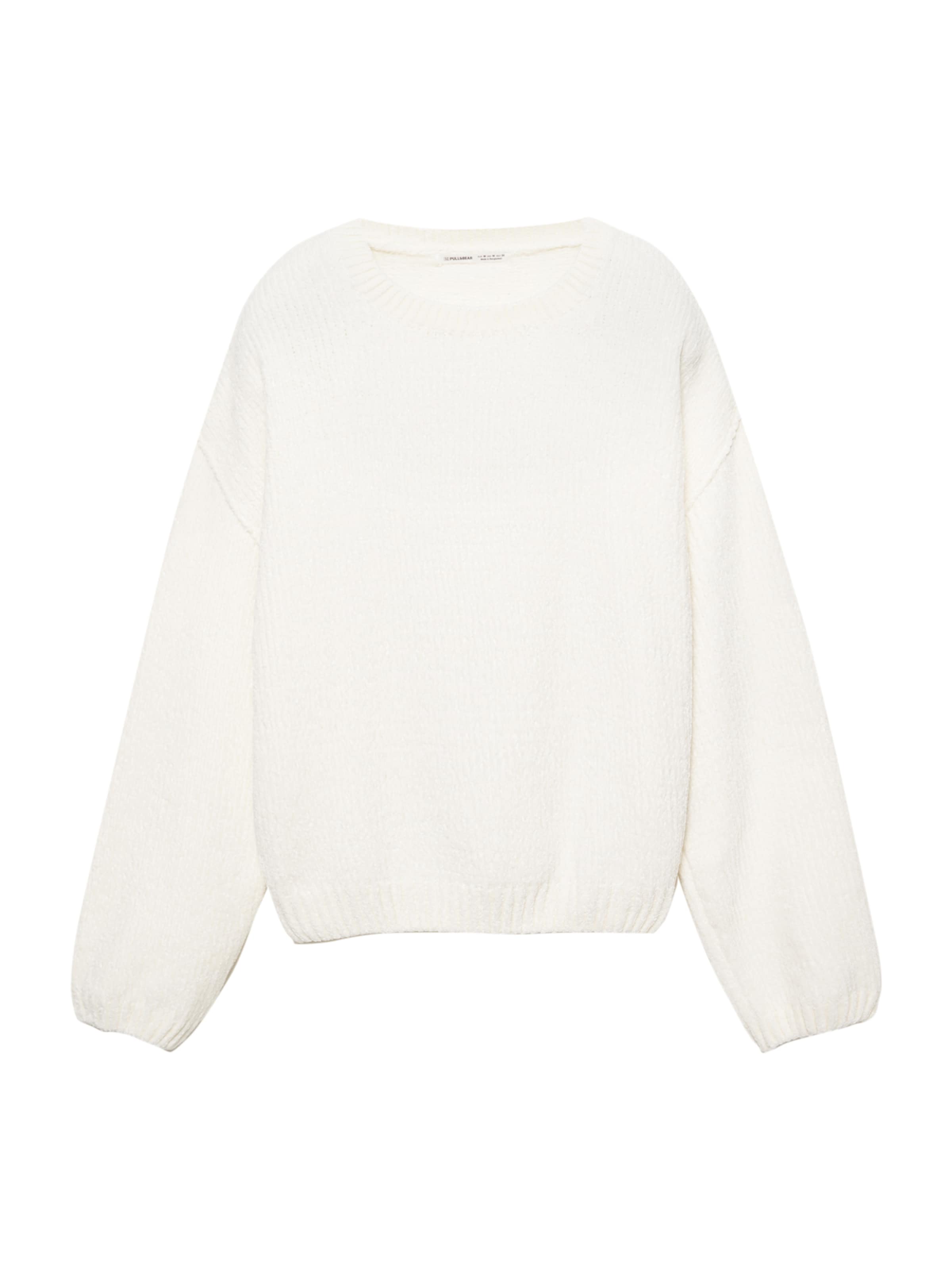 Pull&Bear Sweter w kolorze beżowy: przód