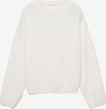 Pull-over Pull&Bear en beige : devant