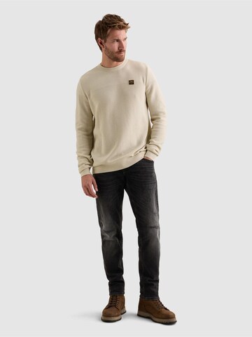PME Legend Pullover 'Pullover in 100% cotton mouliné with texture' i beige