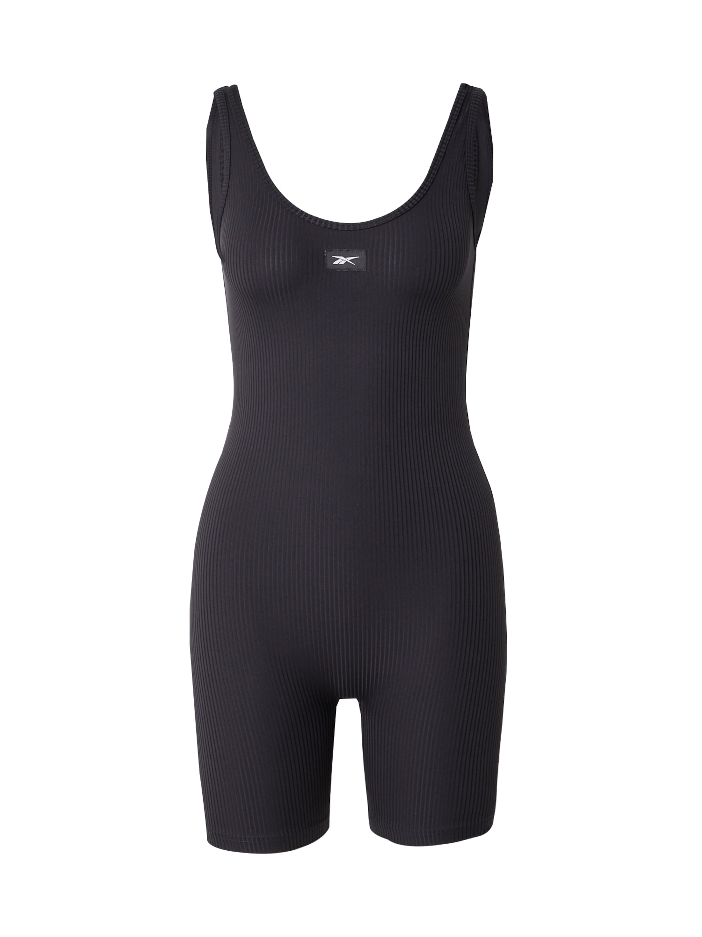 Reebok Спортен костюм в черно: отпред