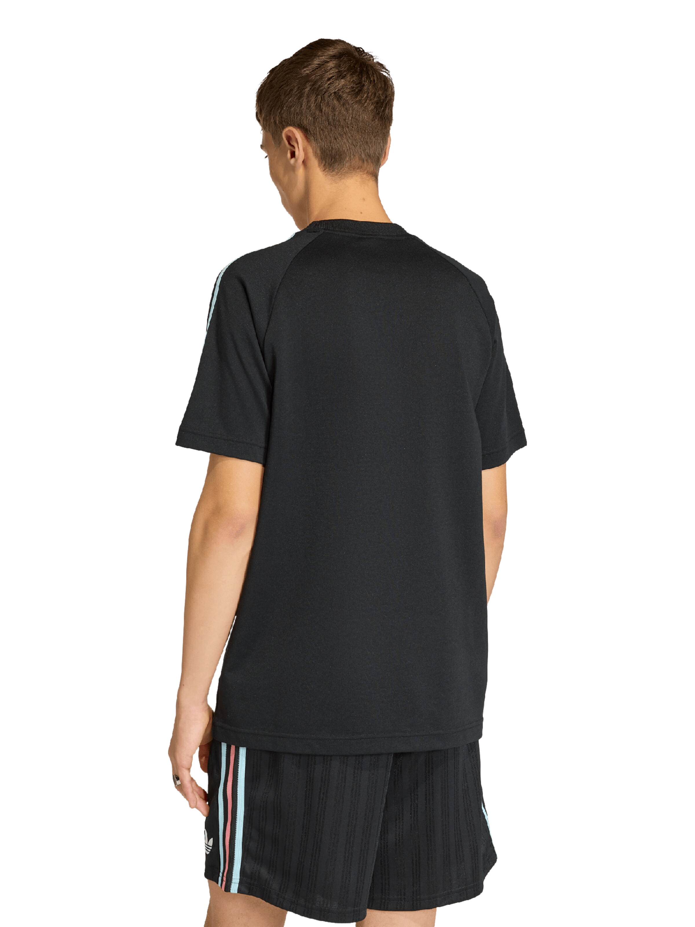 melns ADIDAS PERFORMANCE Sportiska stila krekls 'Belgien'