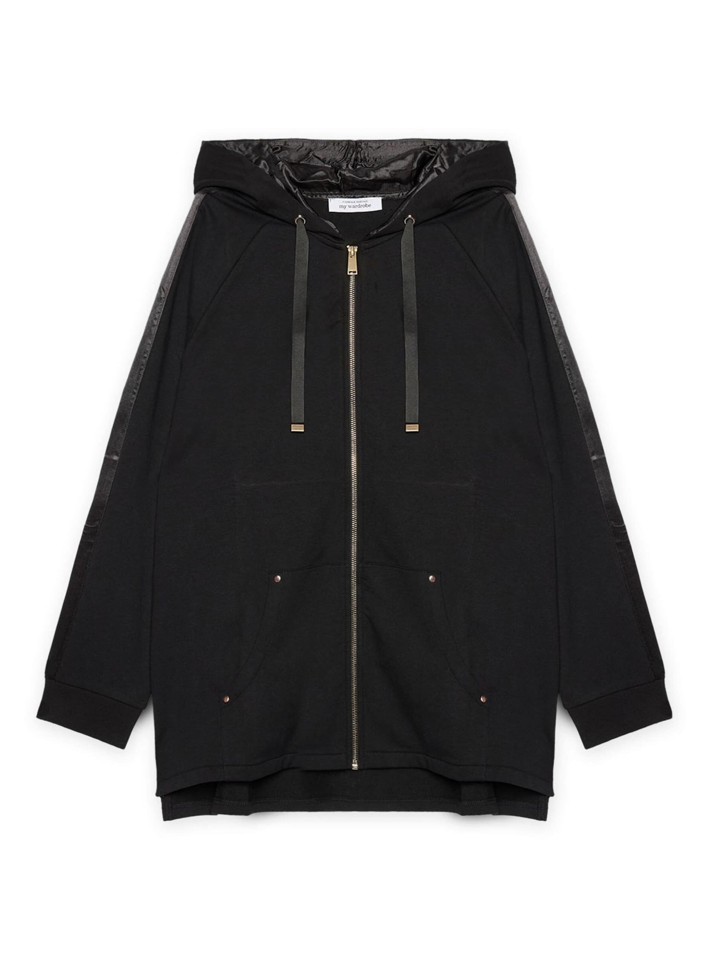 Fiorella Rubino Sweat jacket in Black: front