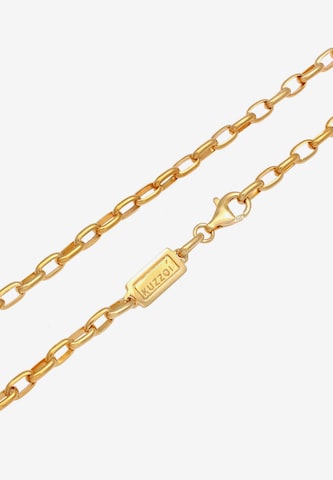 KUZZOI Halskette Basic Kette in Gold