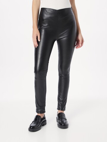 Karen Millen Skinny Leggings in Black: front