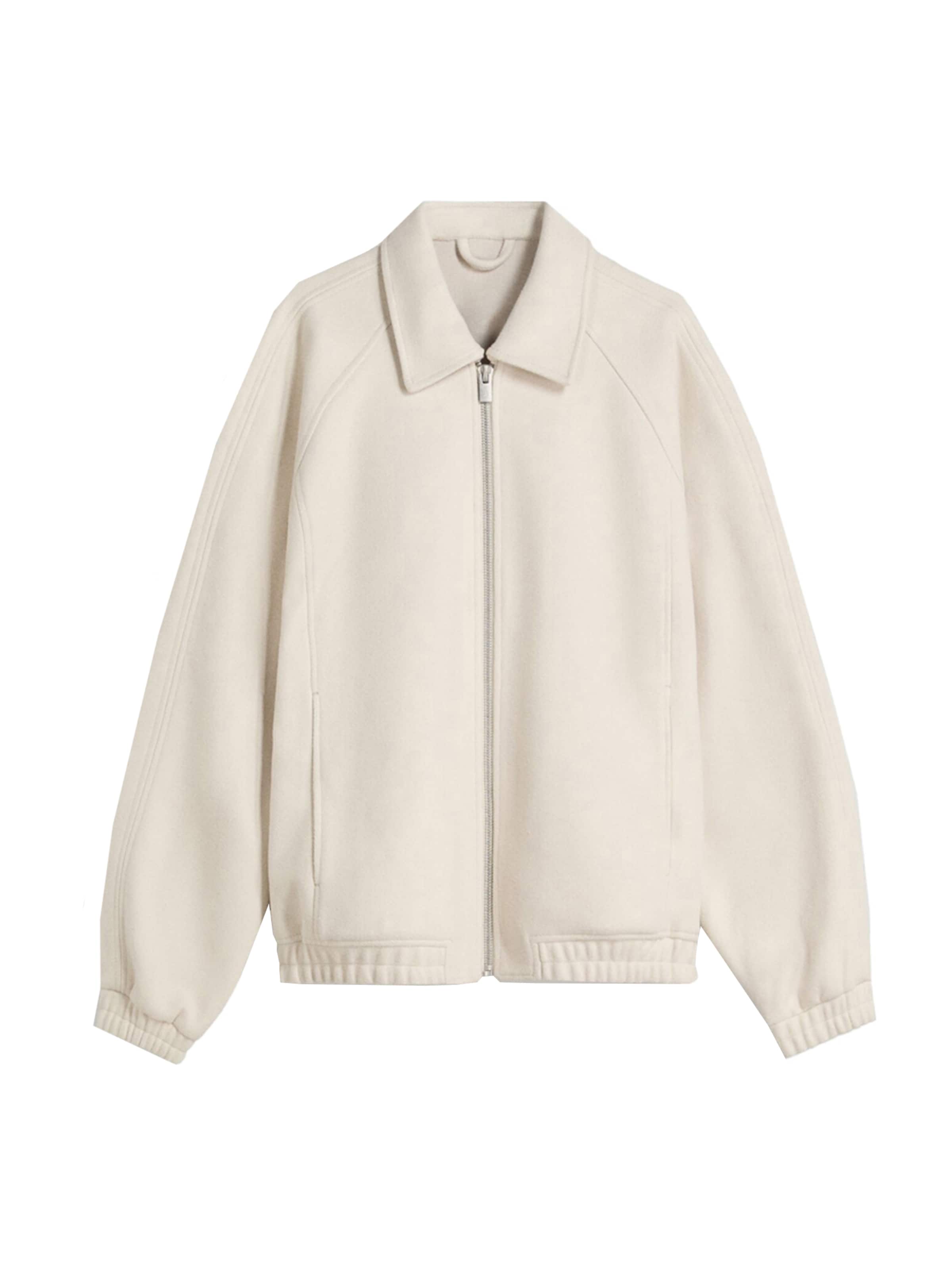 Giacca di mezza stagione di Bershka in grigio: frontale