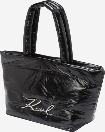 Shopper di Karl Lagerfeld in nero: frontale