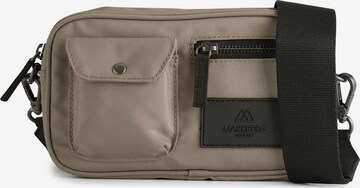 MARKBERG Skuldertaske 'Darla' i beige: forside