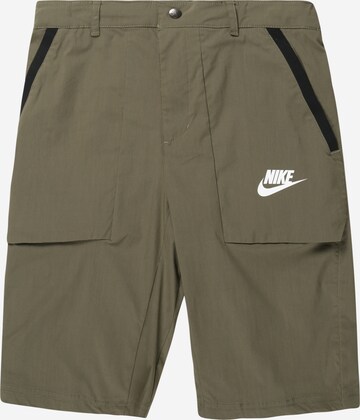 Nike Sportswear Панталон в зелено: отпред