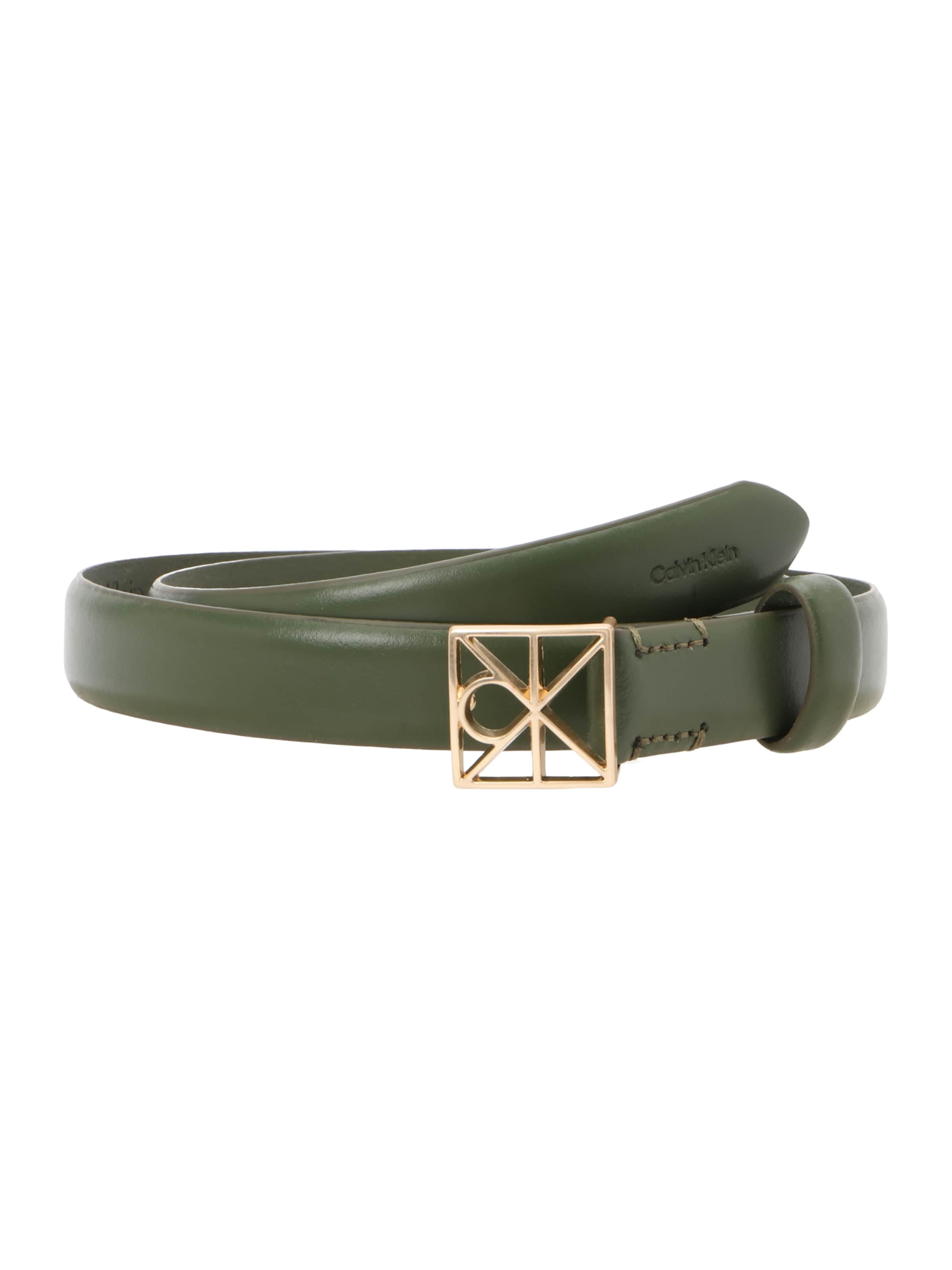 Ceinture Calvin Klein en vert : devant