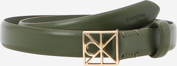 Calvin Klein Gürtel in Grün: Vorderseite