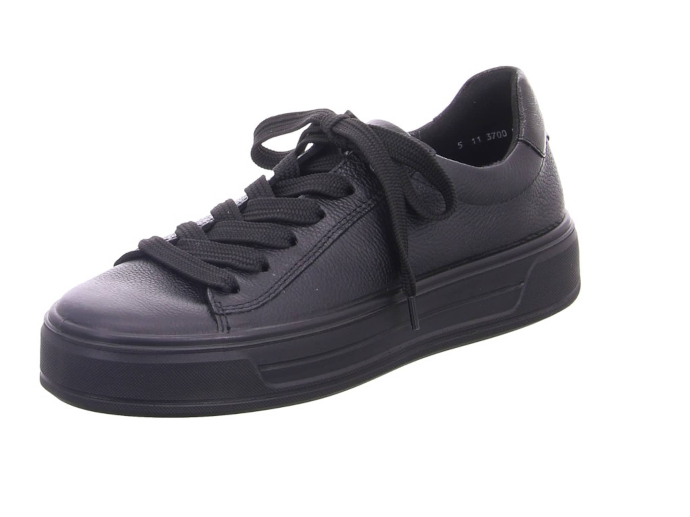 ARA Platform trainers in Black: front