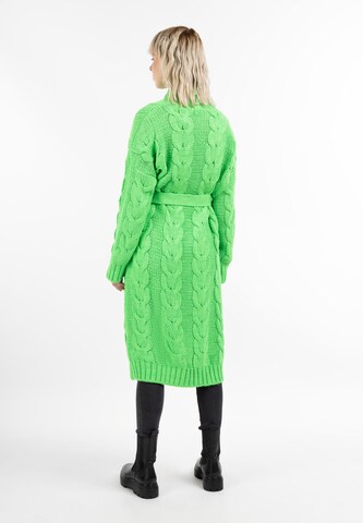 MYMO Плетена жилетка 'Blonda' в зелено