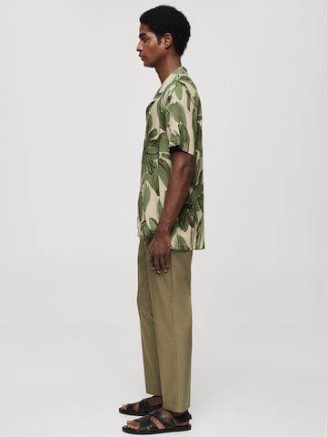 MANGO MAN Regular fit Overhemd 'Mauiv' in Groen