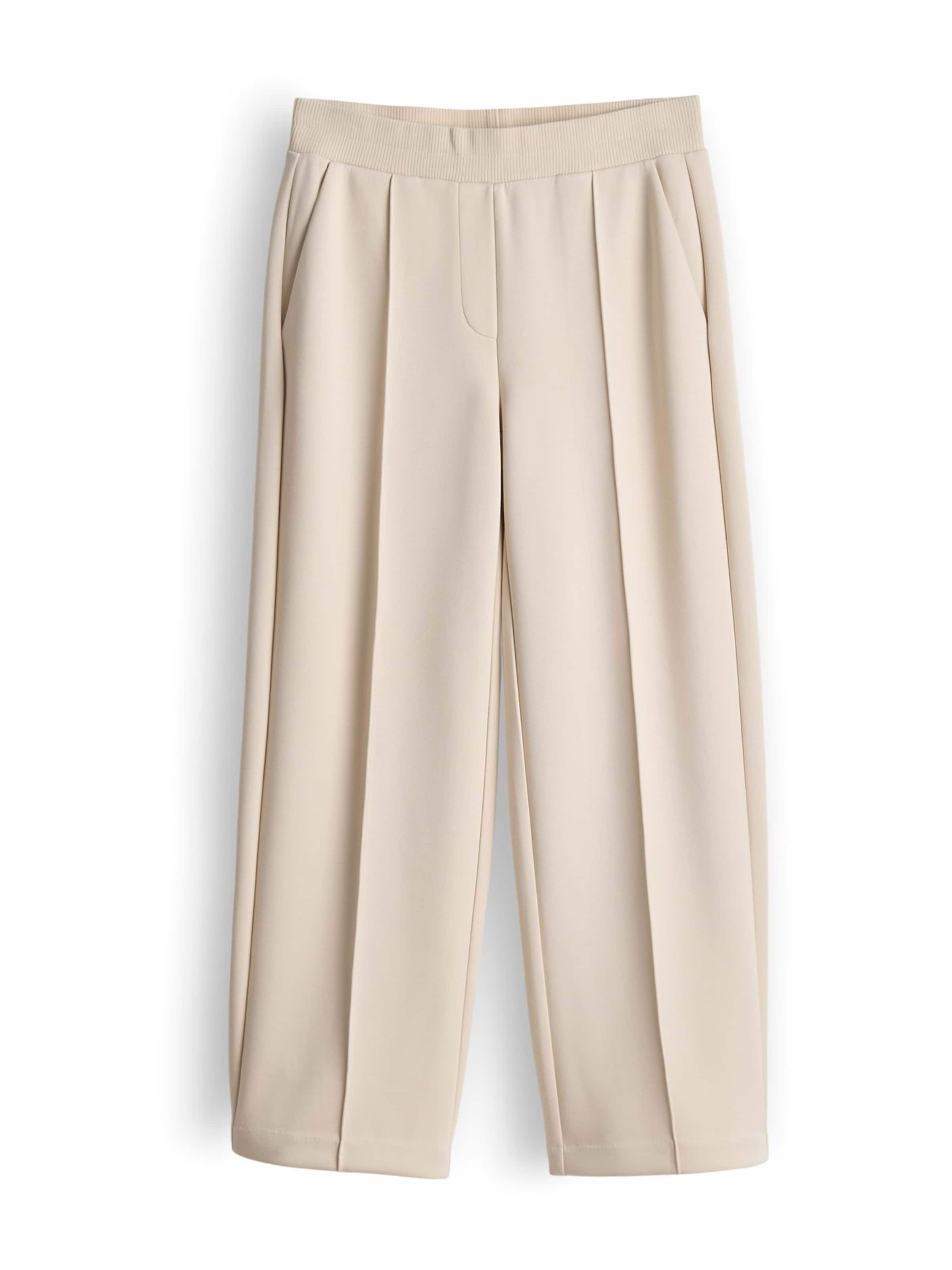 OPUS Regular Pants 'Maikito Club' in Beige: front