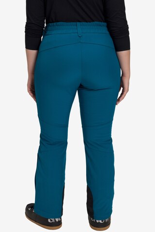 Ulla Popken Regular Outdoorhose in Blau