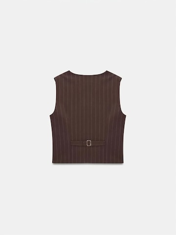 Dilvin Vest in Brown