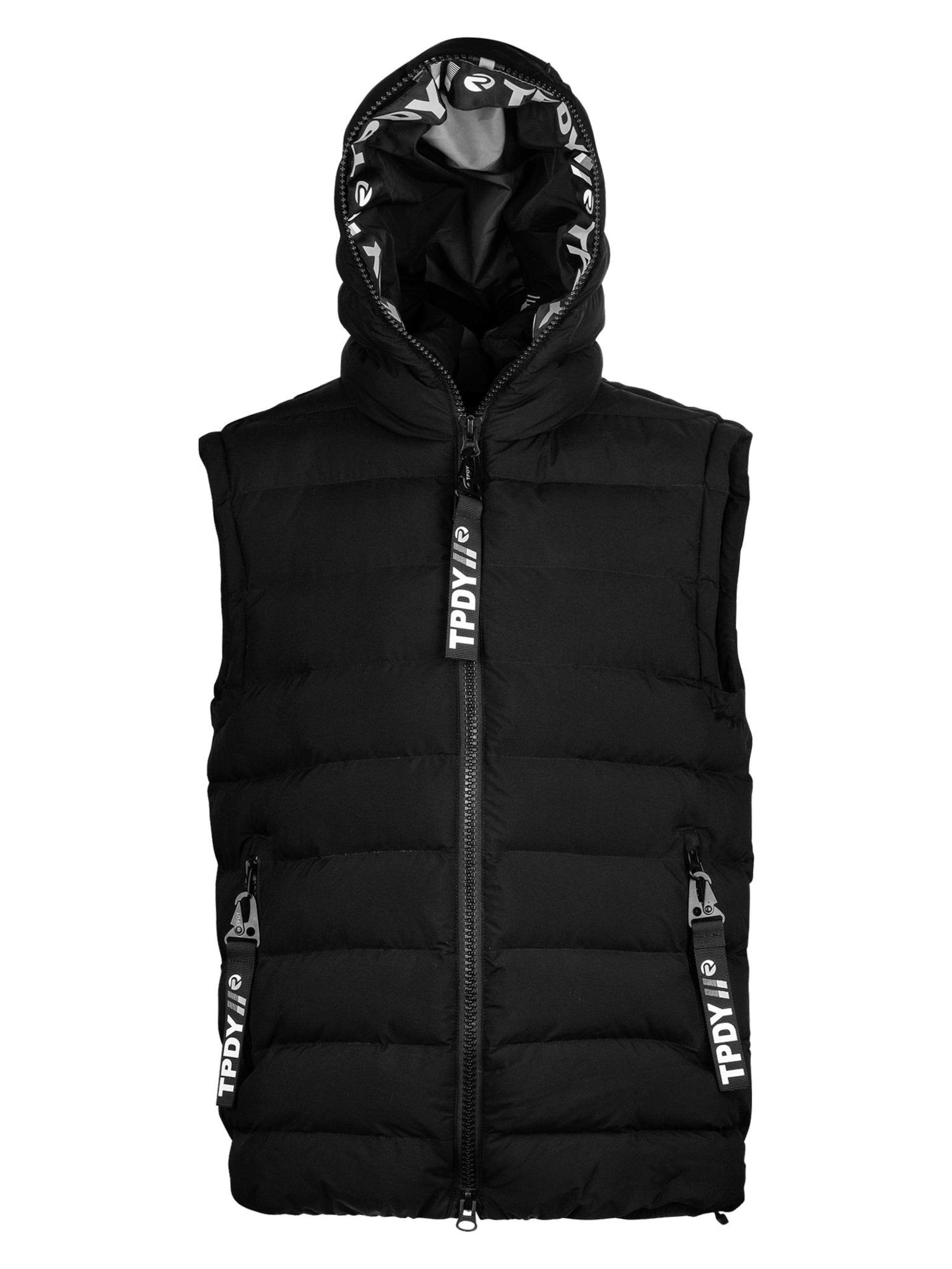 trueprodigy Bodywarmer 'Matthew F' in Zwart: voorkant