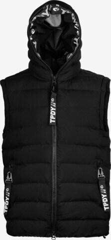 trueprodigy Bodywarmer ' Matthew ' in Zwart: voorkant