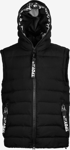 trueprodigy Bodywarmer ' Matthew ' in Zwart: voorkant