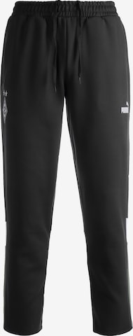 Regular Pantalon de sport 'Borussia Mönchengladbach' PUMA en gris : devant
