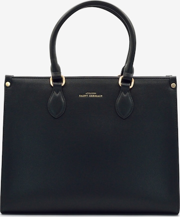 Ateliers Saint Germain Shopper 'Cabourg' in Zwart: voorkant